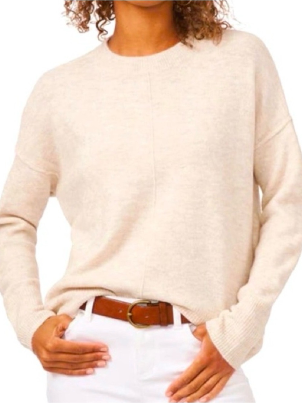 Vince Camuto Front Seam Sweater